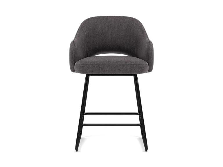 Asher 26" Swivel Counter Upholstered Stool